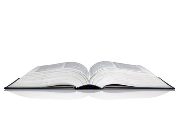 Open book isolated