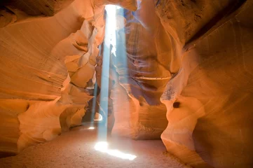Fond de hotte en verre imprimé Brun Canyon des antilopes, Arizona