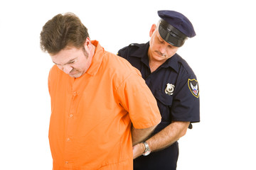 Prisoner and Police Officer
