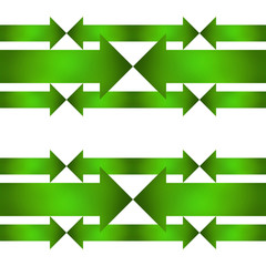 Green arrows background