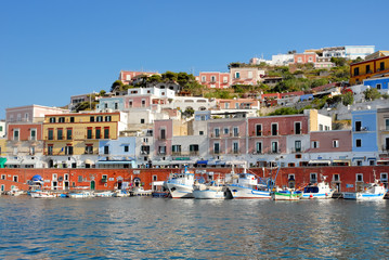 Italy ponza island harbour
