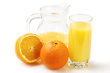 oranges and juice