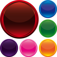 Set of vector buttons