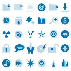 WEB icon and symbol  Vector set