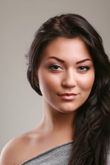 Fototapeta premium Portrait of young beautiful woman