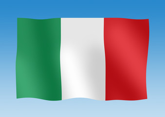Obraz premium Flag of Italy