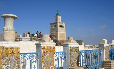 Wandcirkels tuinposter terrasse de la medina © Lotharingia