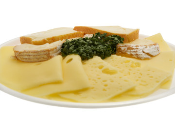 Käseplatte, Käse als Aufschnitt