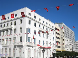 Foto op Plexiglas tunesisch gebouw © Lotharingia