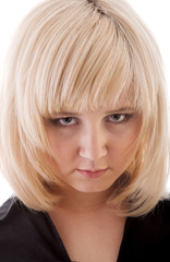 Naklejka premium Angry girl