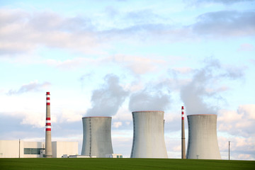 Obraz premium Nuclear power plant