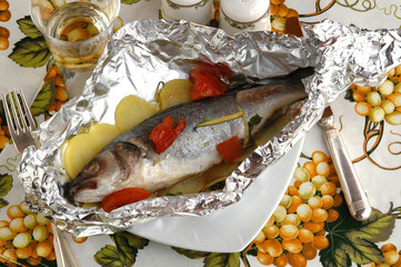 Branzino al cartoccio - Secondi di carne - Emilia Romagna