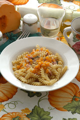 Fusilli zucca e pancetta - Primi piatti - Trentino Alto Adige