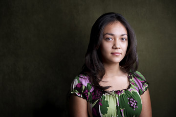 Pretty Hispanic teenager