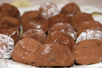 truffes au chocolat