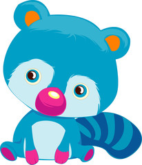 cute racoon