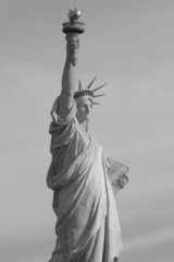 statue de la liberté n&b © manuepat