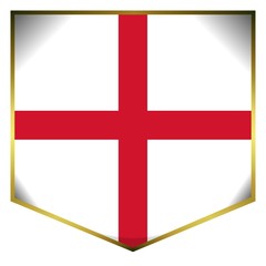 Obraz premium drapeau ecusson angleterre england flag