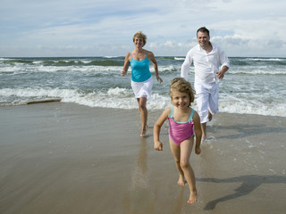 Naklejka premium Happy family