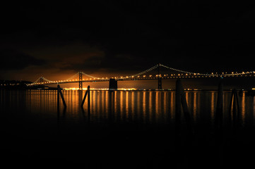 Fototapeta premium Bay Bridge by Night