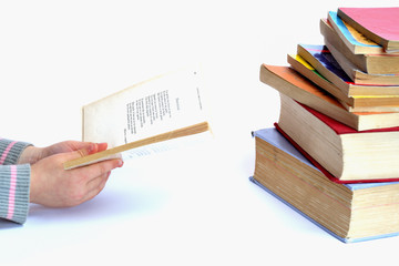 Book in hand