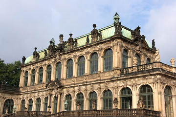 Fototapeta na wymiar Sachsen landmark - Zwinger in Dresden