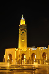 Hassan II Mosque in Casablanca, Morocco Africa © philipus