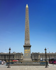 Naklejka premium Obélisque place de la Concorde - Paris