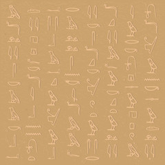 Egyptian hieroglyphs