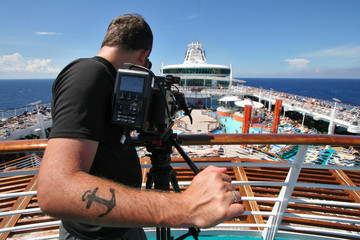 Camera Man on Cruise Ship