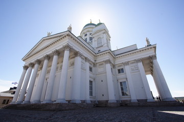 Obraz premium The Lutheran Cathedral in Helsinki Finland