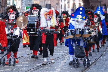 Naklejka premium Carnival Musicians
