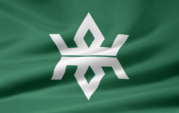 Flagge von Iwate - Japan