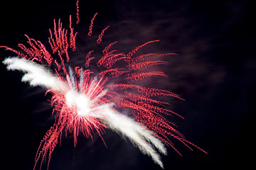 Feuerwerk am Nachthimmel