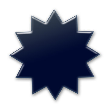 stern button schwarz