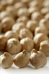 Chickpeas texture at studio