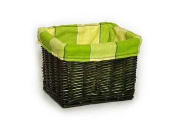 A basket of wattle, industrial arts, decoration