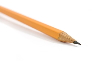 pencil or pen isolated on white background