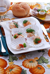 Capesante al forno - Antipasti di pesce
