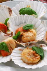 Capesante al forno - Antipasti di pesce