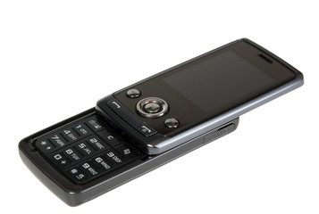 Black modern mobile phone