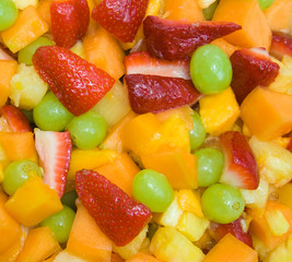 Fototapeta na wymiar Fresh Fruit Salad