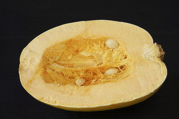 Half spaghetti squash.