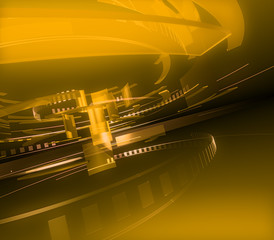 circular shaped abstract background