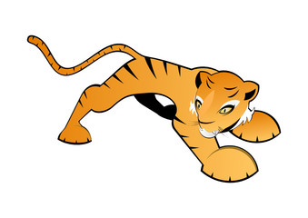 tiger logo maskottchen