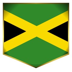drapeau ecusson jamaique jamaica flag