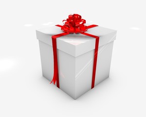 Presents box in 3D