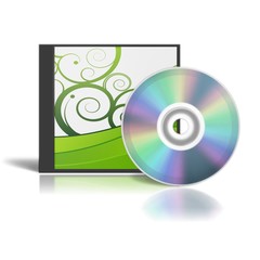 Funda de CD con diseño genérico
