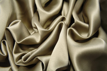 Obraz premium Brown silk fabric texture background
