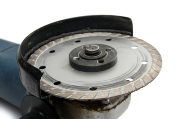 hand cutting machine close-up